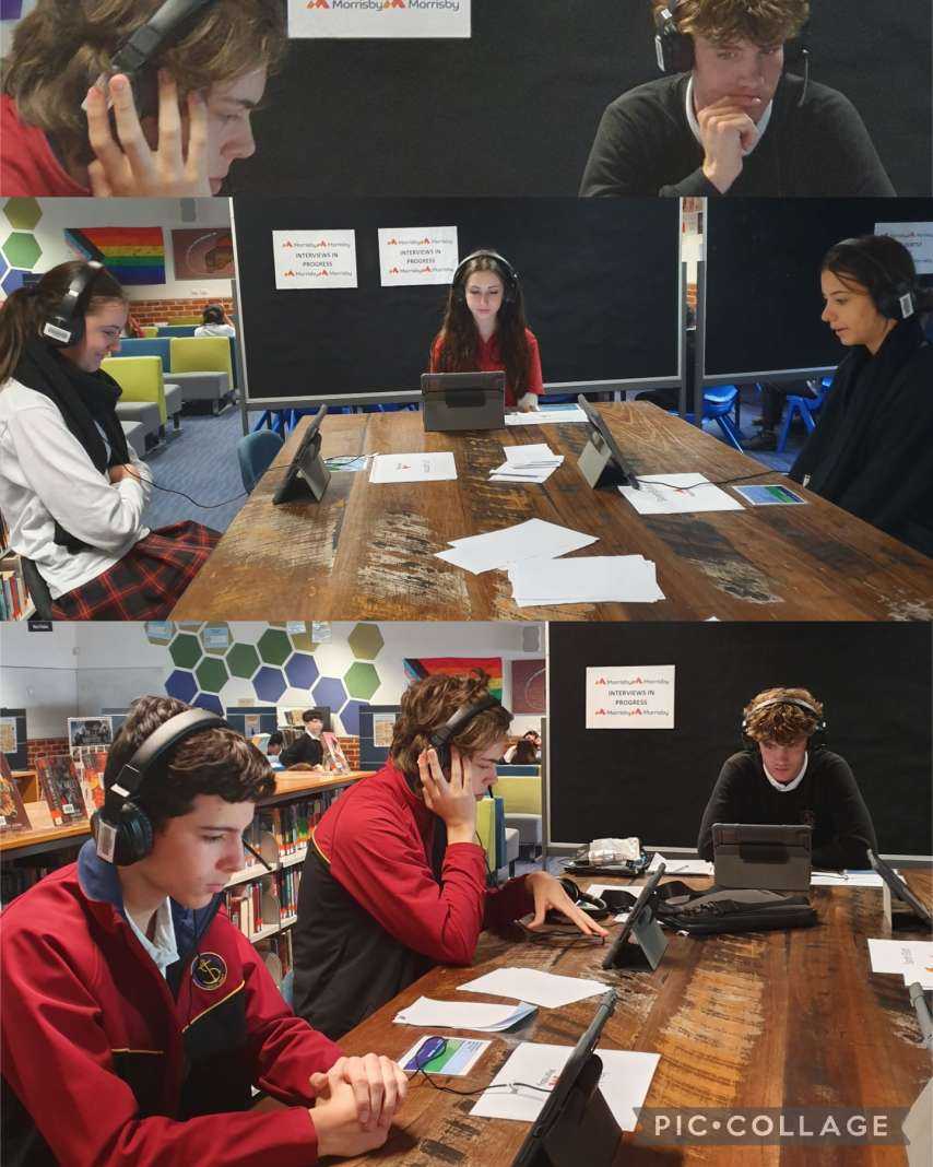 Morrisby Careers counselling interviews with Year 9 students