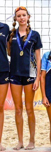 Ava Palser winning Gold