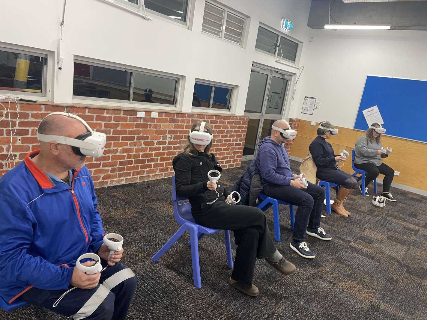 PFA tries VR