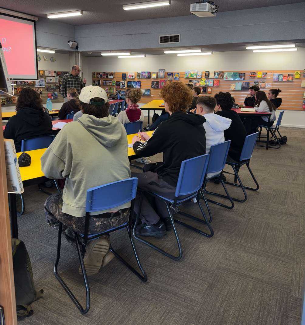 Students attending exam revision lectures