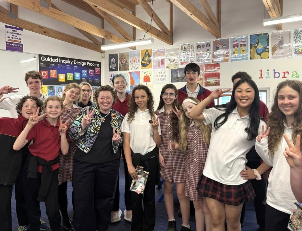 Students with Danielle Binks