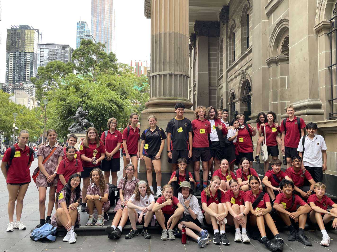 2026 Bayview Student Leaders Conquering Melbourne CBD